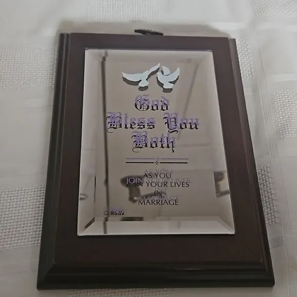 Wells Wooden Hanging Picture Frame For Wedding Couple 6×8 - Picture 11 of 16